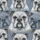 Multiple English Bulldog Faces for Bulldog Lover - Rugged Auto Vehicle Accessory Gift Spare Tire Cover - 6