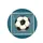 Classic Black White Soccer Ball with Goal Net and Stars - Sports Fan Vehicle Accessory Spare Tire Cover - 4