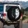 Duality Wolf Head Contrasting Fur Eye - Wildlife Lover Gift Spare Tire Cover - 3