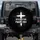 Faith Over Fear Brushstroke Cross Psalms 118:6 - Christian Lifestyle Encouragement Spare Tire Cover - 1