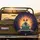 Cheerful Cartoon Jack Russell Dog Driving Green Vintage 1950s Car - Dog Lover Gift Spare Tire Cover - 2