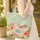 Tropical Palm Fronds Hibiscus Plumeria Floral Wreath - Everyday Carry Gift Quilted Tote Bag - 4