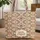 Botanical Floral Wreath Scrolling Vines Blossoms Tapestry - Everyday Carry Gift Quilted Tote Bag - 1