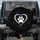White Paw Print Heart Love Symbol - Pet Lover Car Accessory Gift for Animal Lovers Spare Tire Cover - 1