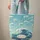 Seafoam Wavelets Cresting Ocean Wave Pearl Medallion - Everyday Carry Gift Quilted Tote Bag - 6