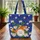 Koi Fish Lotus Bloom Swirling Water - Everyday Carry Gift for Koi Lover Quilted Tote Bag - 3