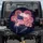 Deep Navy Blue Sky Billowing American Flag Fireworks Display - Independence Day Gift Spare Tire Cover - 1