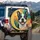 Charismatic Boston Terrier Face Smiling Open Mouth Tongue - Dog Lover Car Decor Gift Spare Tire Cover - 3