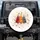 Orange Red Grey Christmas Trees Golden Snowflakes - Winter Holiday Gift Spare Tire Cover - 1