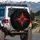 Filigree Compass Rose Ornate Points - Adventure Seeker Travel Gift Spare Tire Cover - 3