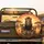 African Lion Family Vibrant Sunset Savanna Landscape - Wildlife Lover Gift Spare Tire Cover - 2