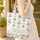 Camper Trailer Evergreen Trees Floral Wreath - Travel Adventure Everyday Carry Gift Quilted Tote Bag - 4