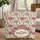Embroidered Pink Roses Bouquet & Vines Calligraphy Hoop - Everyday Carry Gift Quilted Tote Bag - 1