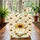 Ornate Sunflower Personalized Floral Wreath - Everyday Carry Gift for Garden Lover Quilted Tote Bag - 3