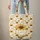 Ornate Sunflower Personalized Floral Wreath - Everyday Carry Gift for Garden Lover Quilted Tote Bag - 6
