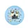Fawn Black Pugs Dog Bones Paw Prints Crowns Hearts - Dog Lover Gift Spare Tire Cover - 4