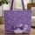 Witchy Hat Cauldron Potion Bottle Star Personalized Everyday Carry Gift Quilted Tote Bag - 1