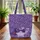 Witchy Hat Cauldron Potion Bottle Star Personalized Everyday Carry Gift Quilted Tote Bag - 3