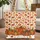 Ornate Pumpkins Autumn Leaves Floral Wreath - Fall Harvest Everyday Carry Gift Quilted Tote Bag - 1