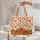 Ornate Pumpkins Autumn Leaves Floral Wreath - Fall Harvest Everyday Carry Gift Quilted Tote Bag - 5