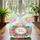 Tropical Hibiscus Palm Frond Rainbow Tie-Dye - Everyday Carry Gift Quilted Tote Bag - 3