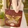 Golden Medieval Dragon Open Book Rose Vines Botanical Damask - Everyday Carry Gift Quilted Tote Bag - 4