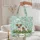 Jack Russell Terrier Wildflower Meadow Floral Wreath Personalized Everyday Carry Gift for Dog Lover Quilted Tote Bag - 5