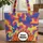Basketballs Swirls Everyday Carry Gift for Sports Fans Quilted Tote Bag - 1
