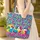 Color Block Cats Patchwork Shapes - Everyday Carry Gift for Cat Lover Quilted Tote Bag - 4