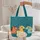 Leafy Vines Cartoon Horses Floral Wreath - Everyday Carry for Horse Lover Quilted Tote Bag - 5