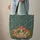Green Frog Toadstools Mushroom Forest Foliage - Wildlife Lover Gift Quilted Tote Bag - 6