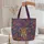Majestic Elephant Head Mandala Paisley Botanical - Elephant Lover Travel Gift Quilted Tote Bag - 5