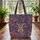 Majestic Elephant Head Mandala Paisley Botanical - Elephant Lover Travel Gift Quilted Tote Bag - 3