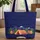 Camping Tent Forest Trees Mountain Starry Night - Adventure Lover Everyday Carry Gift Quilted Tote Bag - 1