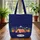 Camping Tent Forest Trees Mountain Starry Night - Adventure Lover Everyday Carry Gift Quilted Tote Bag - 3