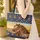 Majestic Horse Western Sunset Prairie Everyday Carry Gift for Horse Lover Quilted Tote Bag - 4