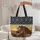 Majestic Horse Western Sunset Prairie Everyday Carry Gift for Horse Lover Quilted Tote Bag - 5