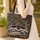 Raccoons Tree Hollow Rustic Sign - Wildlife Lover Everyday Carry Gift Quilted Tote Bag - 4