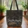 Raccoons Tree Hollow Rustic Sign - Wildlife Lover Everyday Carry Gift Quilted Tote Bag - 3
