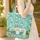Camper Van Beach Campfire Ocean Waves Seashells Everyday Carry Gift for Travel Lover Quilted Tote Bag - 4