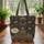 Ornate Horse-Drawn Royal Carriage Botanical Florals - Everyday Carry Gift Quilted Tote Bag - 3