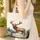 Quilting Texture Elk Antlers Pine Tree Western - Everyday Carry Gift Quilted Tote Bag - 4