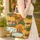 Personalized Retro Camper Campfire Autumn Forest - Everyday Carry Gift Quilted Tote Bag - 4