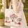 Ornate Love Trees Colorful Heart Leaves Personalized Text - Everyday Carry Gift Quilted Tote Bag - 4