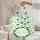 Personalized Name Modern Botanical Clean Tropical Palm Monstera Leaf Wreath Everyday Carry Quilted Tote Bag - 5