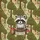 Baby Raccoon Toadstool Butterfly Forest Scene - Everyday Carry Gift for Raccoon Lover Quilted Tote Bag - 7
