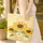 Personalized Sunflowers Floral Wreath Scattered Leaf - Market Day Gift Quilted Tote Bag - 4