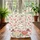 Peony Monarch Butterfly Floral Wreath Peach Blossom Willow Leaf Everyday Carry Gift Quilted Tote Bag - 3