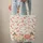 Peony Monarch Butterfly Floral Wreath Peach Blossom Willow Leaf Everyday Carry Gift Quilted Tote Bag - 6