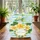 Tropical Plumeria Flower Wreath Ocean Waves Beach - Everyday Carry Gift Quilted Tote Bag - 3